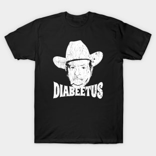 Diabeetus \ Wilford Brimley - white grunge T-Shirt